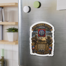 Load image into Gallery viewer, Die-Cut Magnet - Army  - 82nd Airborne Division - WWII to NOW - All American Division - 3D - Enhanced
