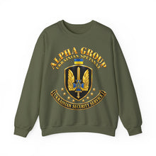 Load image into Gallery viewer, Crewneck Sweatshirt - Ukraine - Alpha Group - Ukrainian Spetsnaz - 3D - Enhanced
