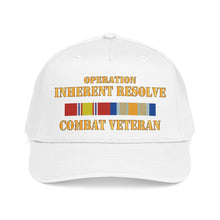 Load image into Gallery viewer, Mid Profile Baseball Cap - Opn Inherent Resolve (OIR) SVC Bar - Combat Veteran - DTF
