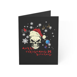 Greeting Cards (1, 10, 30, and 50pcs) - Merry Christmas Bitches