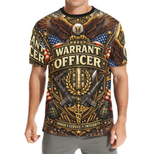 Load image into Gallery viewer, Warrant officer - Emblem Men's All Over Print Crew Neck T-Shirt
