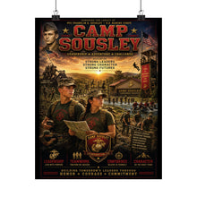 Load image into Gallery viewer, Camp Sousley - Military Adventure Camp - Tribute Matte Poster — "Preparing Leaders for Tomorrow"
