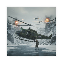 Load image into Gallery viewer, Indoor and Outdoor Silk Posters - Rescue Mission from Majon-ni and Samdong-ni attack - Korean War
