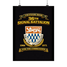 Load image into Gallery viewer, Matte Poster - 36th Signal Battalion Vietnam War tribute
