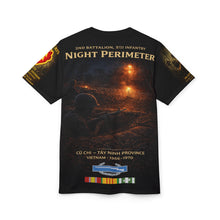 Load image into Gallery viewer, 2nd Battalion, 5th Infantry Regiment (Bobcats) Tribute Tee — Patrol and Night Perimeter in Cu Chi, Tây Ninh Province, Vietnam War

