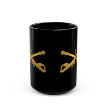 Load image into Gallery viewer, Black Mug  (15oz) - Army - 7th Cavalry Branch wo Txt X 300
