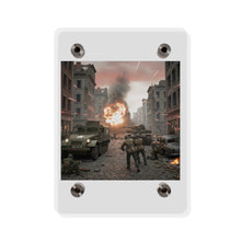 Load image into Gallery viewer, Acrylic Wall Art Panel - M3A1 - 9th Armor Division Attack - WWII
