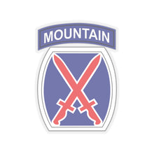 Load image into Gallery viewer, Kiss-Cut Stickers - SSI - 10th Mountain Division X 300
