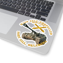 Load image into Gallery viewer, Kiss-Cut Stickers - Army - M109 155MM SP - Ft Fill Ok W Arty Br
