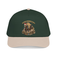 Load image into Gallery viewer, Mid Profile Baseball Cap - Army - Buffalo Soldiers in Iraq - OIF - Cavalrymen at War  w IRAQ SVC - 3D - Enhanced
