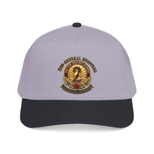 Load image into Gallery viewer, Mid Profile Baseball Cap - 2nd General Hospital - Landstuhl Germany - Black - 3D - Enhanced
