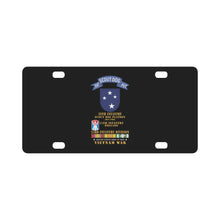 Load image into Gallery viewer, Army - 59th Infantry Scout Dog Platoon - Blue Tab, 11th Inf Bde, 23rd Inf Div - VN SVC X 300 Classic License Plate
