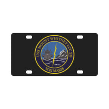 Load image into Gallery viewer, Navy - USS Mount Whitney (LCC20) - Vox Maris wo Txt X 300 Classic License Plate
