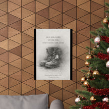 Load image into Gallery viewer, Matte Poster - Old Soldiers Never Die

