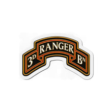 Load image into Gallery viewer, Die-Cut Magnet - Army - 3rd Ranger Battalion - Ranger Scroll - 3D - Enhanced
