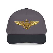 Load image into Gallery viewer, Mid Profile Baseball Cap - USCG - Aviator Badge wo txt - 3D - Enhanced
