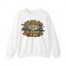 Load image into Gallery viewer, Crewneck Sweatshirt - Army - 116th Assault Helicopter Co w  Aviator Badge w VN SVC - HORNETS - 3D - Enhanced

