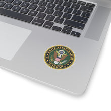 Load image into Gallery viewer, Kiss-Cut Stickers - Army - US Army Veteran
