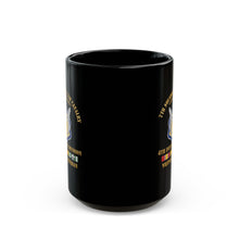Load image into Gallery viewer, Black Mug  (15oz) - Army - 7th Squadron - 17th Cavalry - 4th ID - Vietnam Vet w SVC Ribbon - 3D X 300
