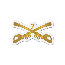 Load image into Gallery viewer, Die-Cut Magnet - Army - 7th Cavalry Branch wo Txt X 300
