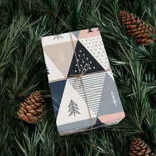 Load image into Gallery viewer, Gift Wrap Paper — Minimalist Scandinavian geometric pattern
