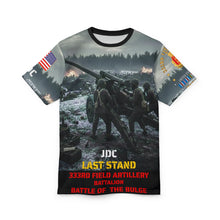 Load image into Gallery viewer, AOP - 333rd Artillery Bn WWII - Last Stand - Defense of Bastogne - Cut &amp; Sew Tee - Customized - JDC
