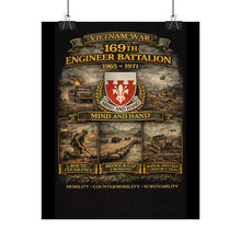 Load image into Gallery viewer, Rolled Posters - 169th Engineer Battalion - 1965 - 1971
