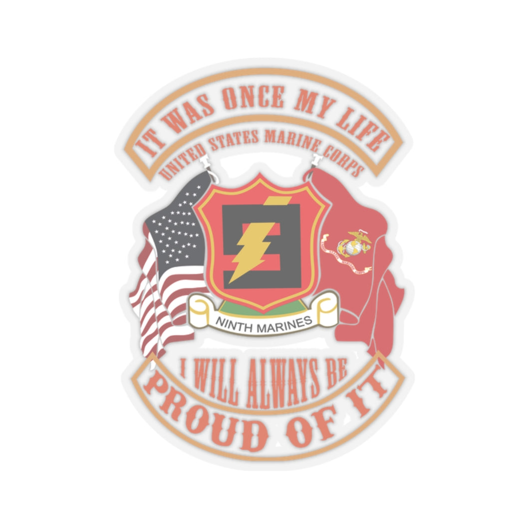 Kiss-Cut Stickers - USMC - 9th Marines