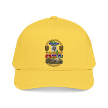 Load image into Gallery viewer, Mid Profile Baseball Cap - Vietnam Combat Veteran - 2nd Bn, 28th Inf 1st Inf Div - VN SVC w bronze star w OLC - 4 Stars w Battle Scene - 3D - Transparent
