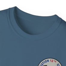 Load image into Gallery viewer, Unisex Ultra Cotton Tee - Vietnam Combat Aviation Vet w Air Crew Badges - 12th Aviation Group - Vietnam - SSI - Sgt Howard Meyers - 1968-1969 SVC X 300
