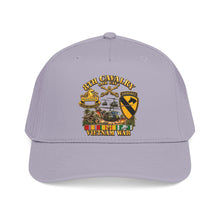 Load image into Gallery viewer, Mid Profile Baseball Cap - Army - 8th Cavalry (Air Cav) - 1st Cav Division w VN SVC - 3D - Enhanced
