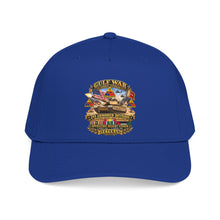 Load image into Gallery viewer, Mid Profile Baseball Cap - Army - Desert Storm - 2nd Armored Div - Combat Vereran Veteran w GULF SVC - 3D - Enhanced
