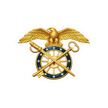 Load image into Gallery viewer, Kiss-Cut Stickers - Quartermaster Corps Branch Insignia - 3D - Enhanced
