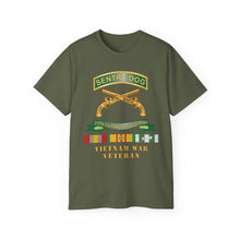 Load image into Gallery viewer, Unisex Ultra Cotton Tee - Army - Sentry Dog - 212th Military Police Company w Br - Ribbon Vietnam War Veteran w VN SVC X 300
