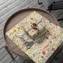 Load image into Gallery viewer, Gift Wrap Paper — Wildflower meadow watercolor pattern

