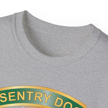 Load image into Gallery viewer, Unisex Ultra Cotton Tee - Army - Sentry Dog - 212th Military Police Company - Dog Fire w Br - Ribbon Vietnam War Veteran w VN SVC X 300
