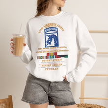 Load image into Gallery viewer, Crewneck Sweatshirt — Army - Xviii Airborne Corps  - Us Centcom - Desert Storm, Desert Shield Veteran
