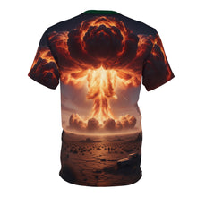 Load image into Gallery viewer, All Over Print Unisex Cut &amp; Sew Tee - AOP - Coming Soon Design, Custom Graphic T-shirt, Novelty Top, Unique Apparel, Gift for Men and Women,

