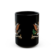 Load image into Gallery viewer, Black Mug  (15oz) - 60th Infantry Regiment  COA with Eagle without Text - 3D - Enhanced X 300
