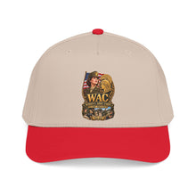 Load image into Gallery viewer, Mid Profile Baseball Cap - WAC - Womens Army Corps - WWII - 3D - Enhanced
