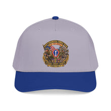 Load image into Gallery viewer, Mid Profile Baseball Cap - Army - 442nd Infantry Regimental Combat Team - 3D - Enhanced with EUR WWII SVC

