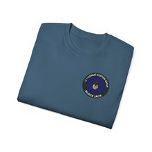Load image into Gallery viewer, Unisex Ultra Cotton Tee - Vietnam Combat Aviation Vet w Air Crew Badges - 12th Combat Aviation Group - Black Jack No2 - Sgt Howard Meyers - 1968-1969 SVC X 300
