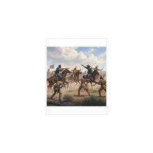 Load image into Gallery viewer, Indoor and Outdoor Silk Posters - 9th Cavalry Regiment fighting Native Americans during the Indian Wars
