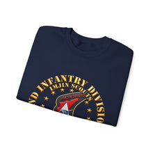 Load image into Gallery viewer, Crewneck Sweatshirt - Army - 2nd Infantry Division - ImJin Scout - DMZ Missions - 3D - Enhanced
