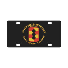 Load image into Gallery viewer, Army - 434th Field Artillery Brigade w SSI - Basic Combat Training Classic License Plate
