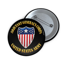 Load image into Gallery viewer, Custom Pin Buttons - Army - Adjutant General's Corps - 3D - Enhanced
