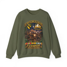 Load image into Gallery viewer, Crewneck Sweatshirt - 1st Battalion 8th Cavalry, Delta Company - w SSI - DUI - Tay Ninh 21 March 1969 - 3D - Enhanced
