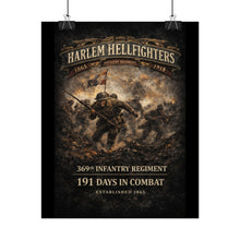 Load image into Gallery viewer, Rolled Posters - 369th Infantry Regiment - Harlem Hellfighters charging through chaos

