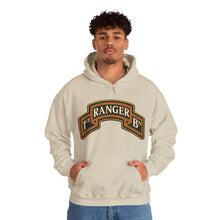 Load image into Gallery viewer, Hoodie – Army - 1st Ranger Battalion - Ranger Scroll - 3D - Enhanced
