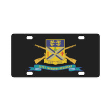 Load image into Gallery viewer, Army - 201st Infantry Regiment - w Br - Ribbon X 300 Classic License Plate
